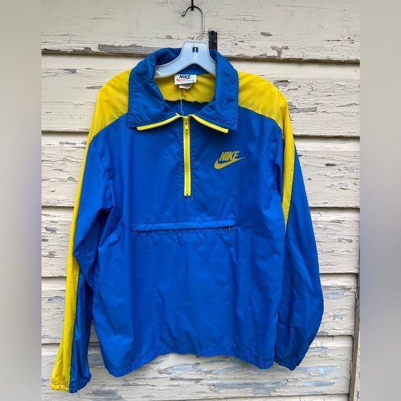 Vintage Retro 70s 1970s Nike Lightweight Windbreaker Pullover Jacket USA L